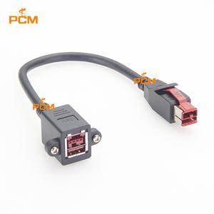 Câble d'extension USB 24V mâle-femelle à visser sur panneau pour système de point de vente, <span class=keywords><strong>imprimante</strong></span>, <span class=keywords><strong>scanner</strong></span>, hub USB industriel alimenté - Product Image 6