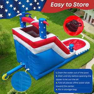 Castillo Inflable Comercial Gigante para Adultos y Niños con Piscina Desmontable, Fácil de Instalar, Tamaño Personalizado, Material de PVC - Product Image 3