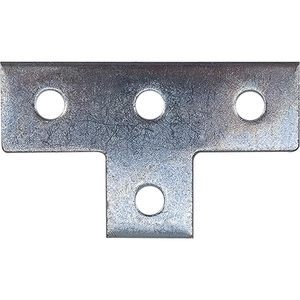 MISA Single-Side T Shaped Metal Steel Connector <b>Bracket</b> Zinc Plated 4 Hole 1-5/8 in Strut Channel Fit for 1/2 in Bolt 6 Pack - Product Image 6