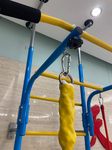 Stimuler le développement physique avec le cadre d'<span class=keywords><strong>escalade</strong></span> monté en tension avec <span class=keywords><strong>escalade</strong></span>, balancement et équilibrage en un pour les enfants - Product Image 6