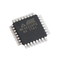 Microcontrôleur AVR 8 bits ATMEGA328PB-AU TQFP-32, puce ATMEGA328PB-AU
