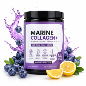 Complément alimentaire pour la santé de la peau OEM, soin de la peau, des cheveux et des ongles, poudre de collagène <span class=keywords><strong>pure</strong></span> à boire, poudre de vitamine C, collagène pour la beauté de la peau - Product Image 1