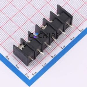ZX-DG10-7.62-6P Barrier Terminal Block Through hole Component (THT),P=7.62mm Connector - Product Image 2