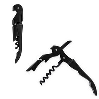 Tire-bouchon professionnel double articulé pour vin rouge, modèle classique, avec logo