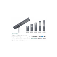 Lampadaire solaire LED intégré étanche IP65 400W avec batterie LiFePO4 pour usage routier, jardin et aménagement paysager