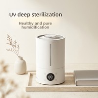 Nouveau modèle 2026 – Humidificateur intelligent 4L pour bureau et maison, remplissage par le haut, atomisation ultrasonique 50W avec fonction de minuterie