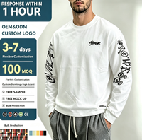 T-shirts respirants surdimensionnés pour hommes, personnalisables avec logo brodé ou sérigraphié, anti-boulochage, vente en gros