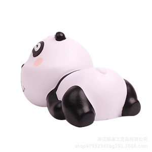 Panda <b>Squishy</b> Toy Pu Material Slow Rebound Stress Relief Gift For Kids 5 7 Years Unisex - Product Image 3