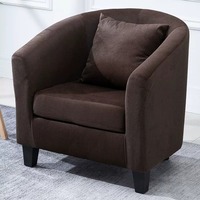 Ensemble de fauteuils modernes en tissu, très demandé - Design écologique, portable et durable pour petits appartements et chambres, avec siège pivotant