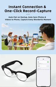 2026 Fashion V03-T8 AI Smart <b>Glasses</b> <b>With</b> 8MP <b>Camera</b> BT Calling AI Real-Time Translation Video Recording and Audio Recording - Product Image 2