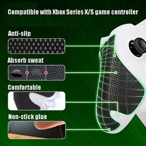 Bande de poignée de contrôleur absorbant la sueur tampons en caoutchouc souple texturés professionnels poignées autocollants pour contrôleur <span class=keywords><strong>Ps5</strong></span> - Product Image 3