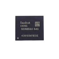 SDINBDA4-64G Baru Asli 64GB EMMC 5.1 HS400 BGA-153 Chip IC Memori Flash Surface Mount -25C +85C Penyimpanan Tertanam BOM