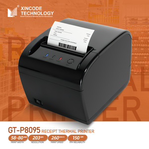 Xincode Máy in hóa đơn nhiệt chất lượng cao 80mm Máy in POS với máy cắt tự động, 260 mm/giây cho nhà bếp doanh nghiệp nhỏ tương thích - Product Image 1