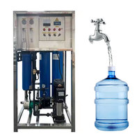 Système d'osmose inverse industriel 10m³/h, filtre à eau, système de dessalement d'eau de forage, système d'eau pure RO industriel
