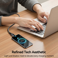 Joyroom Charge rapide intelligente : Régulation automatique de la tension et du courant Câbles de données USB Type C Charge rapide