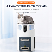 Purificateur d'air intelligent pour animaux domestiques certifié CE FCC RoHS, élimination des poils et des odeurs pour chats d'intérieur, 38W, 25 à 58 dB