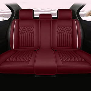 Fundas de Asiento de Coche Universales de Cuero Impermeable, Estilo Ejecutivo, con Funda para Volante, Protección Interior del Vehículo, Gran Venta - Product Image 3