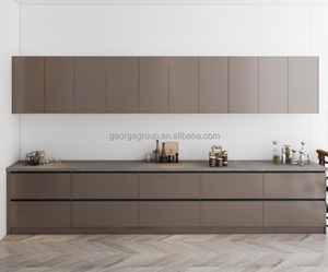 George Group Garantie de satisfaction Armoire de cuisine modulaire Plan de travail en marbre Évier Robinet <span class=keywords><strong>5</strong></span>+ tiroirs - Design moderne pour usage domestique - Product Image 4