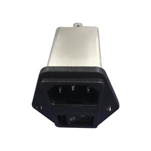 Filtro emi de línea de alimentación de 3A, 250V, CA, con interruptor - Product Image 2