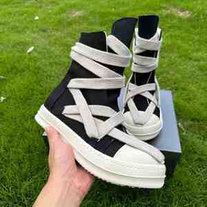 Botas de Plataforma con Cordones de Alta Calidad, Unisex, para Exteriores, Zapatos de Lona para Mujer, Zapatillas de Diseñador para Hombre, Botines Casuales Planos - Product Image 4