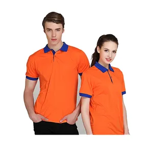 कारखाने की आपूर्ति कस्टम ब्रांड ठोस रंग रिक्त गोल्फ टी शर्ट के लिए पुरुषों व्यापार त्वरित सूखी सादे पोलो टी शर्ट
