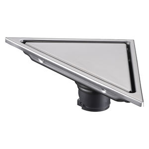 Kaiping Guangdong Drain de sol triangulaire en acier inoxydable anti-odeur avec drain SUS304 pour salle de bain - Product Image 1