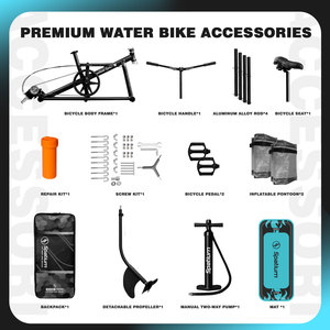 Spatium <span class=keywords><strong>2025</strong></span> Mới Bộ Sưu Tập Thể Thao Dưới Nước Thiết Bị Xe Đạp Nước <span class=keywords><strong>Inflatable</strong></span> Xe Đạp Nổi Xe Đạp Để Bán - Product Image 4
