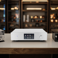 Reproductor de audio digital profesional Dmp70 con salida de Modo dual (XLR/RCA) Reloj de baja fluctuación Soporte Roon/DLNA Hecho de aleación de aluminio