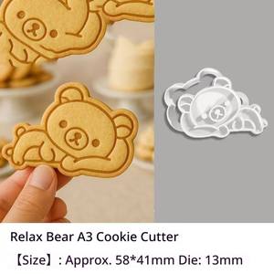 Emporte-pièces fantaisistes en forme d'ours dansants pour créer des modèles de biscuits ludiques et dynamiques - Product Image 5