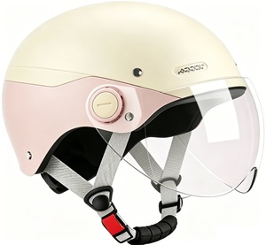 Casco de Motocicleta para Adultos, Diseño de Dos Tonos con Acabado Mate, Material ABS Ligero, Aplicación para Juegos, Cinta Mágica Ajustable, Talla 5 <span class=keywords><strong>YT</strong></span> - Product Image 6