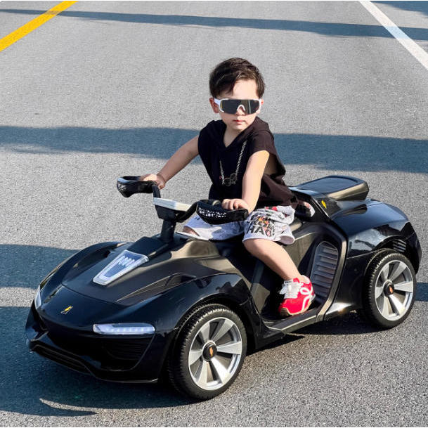 Foco doble de 12V7 con doble motor, color negro.