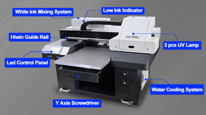 Máquina de impresión UV de inyección de tinta para vasos <span class=keywords><strong>Yeti</strong></span> oz, <span class=keywords><strong>termo</strong></span> de acero inoxidable, botella de agua, impresora uv plana - Product Image 3
