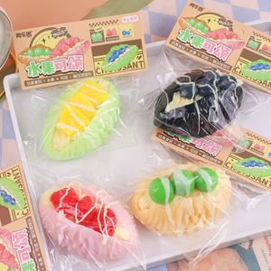 Juguete Antiestrés de Croissant, Squishy de PU con Forma de Pan y Frutas, Decoración para Restaurantes, para Niños y Niñas, Alivio del Estrés - Product Image 6