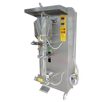 Mesin Pengemas Kantong Cair 100-500Ml, Sistem Pengisian Air untuk Kemasan Jus/Susu/Air/Cuka/Sirup