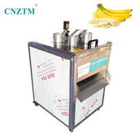Industriële automatische verstelbare bananen- en plantainsnijmachine met tandwiel voor uniforme productie van fruit- en groentechips