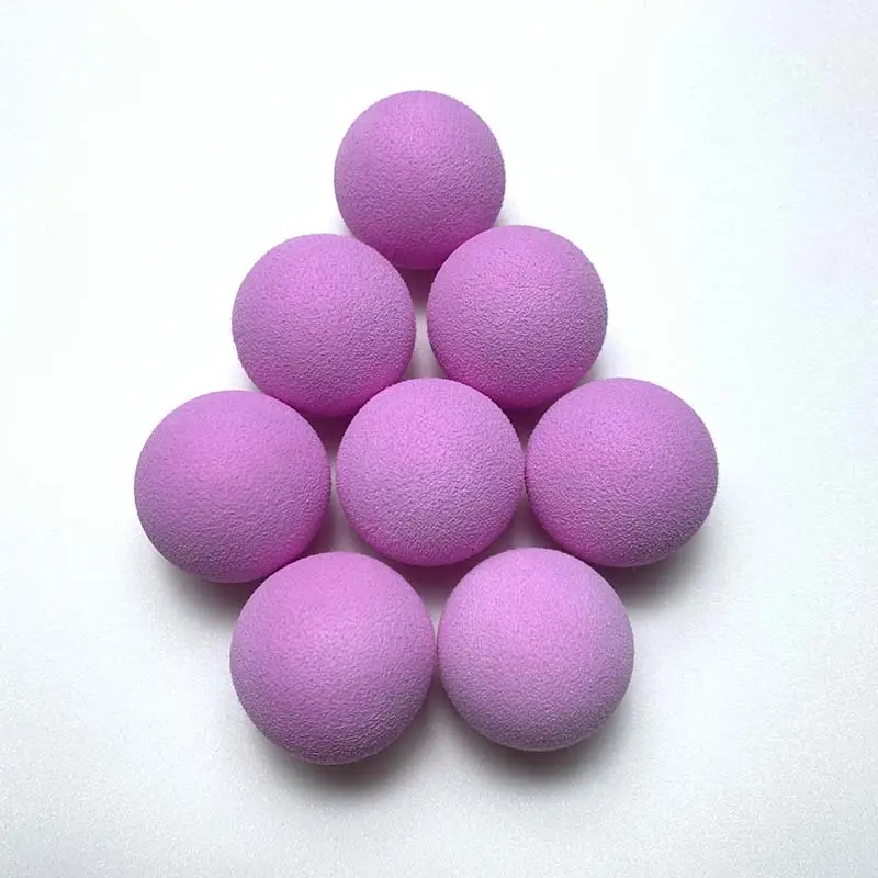 Vendita calda colorato elastico elastico palla rimbalzante solido palline di gomma alta spugna giocattolo massaggio palla Eva