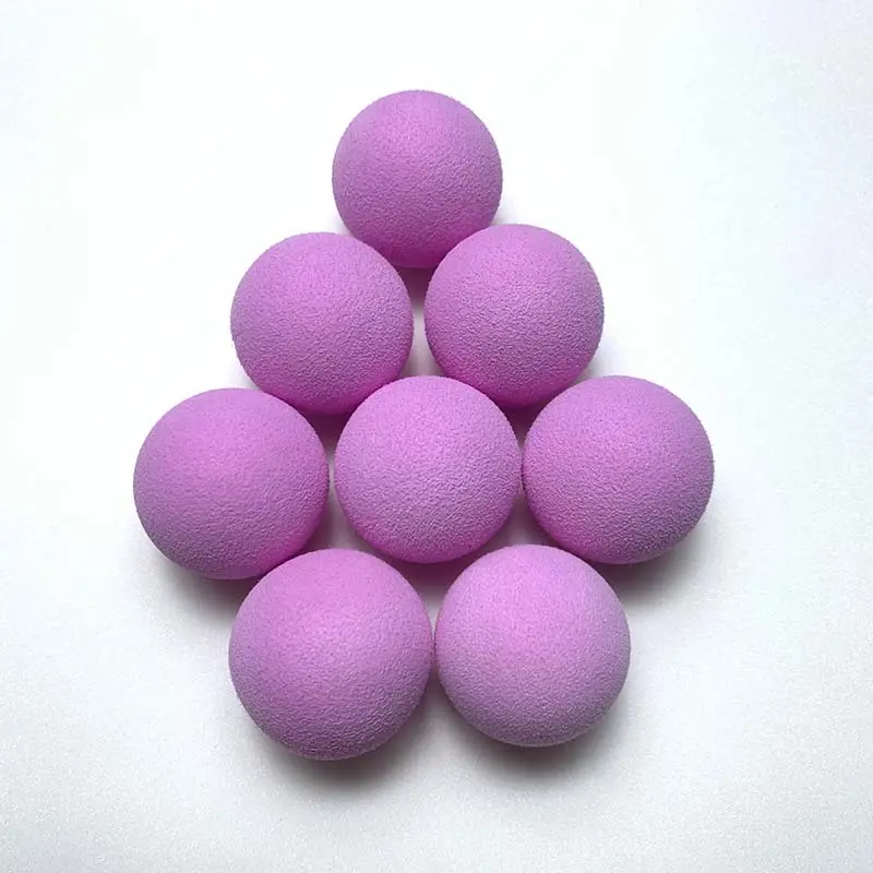 Hot Selling Colorful Elastic Rubber Band Bouncy Ball Solid High Rubber Balls Toy Sponge Massaging Eva Ball