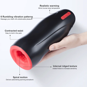 Masturbatore Maschile Automatico con Vibrazione e Rotazione a 360 Gradi, Texture 3D e Riscaldamento, con 3 Modalità di Oscillazione - Product Image 2