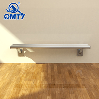 Banc de jeu mural en aluminium de 6 pi pour vestiaires, piscines, installations sportives, entrées d'immeubles et parcs