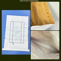 Sacs en papier kraft 3 plis de 25 kg avec doublure PE, sacs d'emballage en papier et plastique de 50 kg, sans odeur, pour aliments pour animaux, nourriture pour bétail, nutrition animale