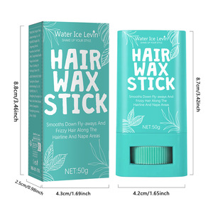 Unisex Levin Nước Xuất Khẩu Ice Dầu Tạo Kiểu Mạnh Mẽ Tạo Kiểu Sáp Dính Giữ Mạnh Mẽ Cho Làm Mới Tóc Xoăn Kem Phần Mở Rộng Tóc - Product Image 4