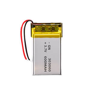 卸売 303060 充電式電池 <span class=keywords><strong>3</strong></span>.7v リチウムポリマー電池 600mah 303060 リチウムポリマー電池 - Product Image 6