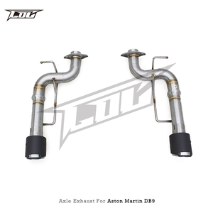 Scarico Posteriore in Acciaio Inox per <span class=keywords><strong>Aston</strong></span> Martin <span class=keywords><strong>DB9</strong></span> V12 6.0L 2004-2017, Sistema di Scarico Sportivo da Corsa con Suono Aggressivo - Product Image 3