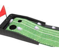 Tapis de putting de golf avec retour automatique de balle, aide à l'entraînement au golf, équipement d'entraînement au golf, tapis de putting pour intérieur et extérieur