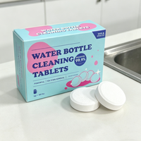 TOTCLEAN – Comprimés effervescents écologiques détachants pour taches de thé, activés à l'eau chaude, nettoyage en profondeur en 5 minutes pour tasses à café et tasses à thé