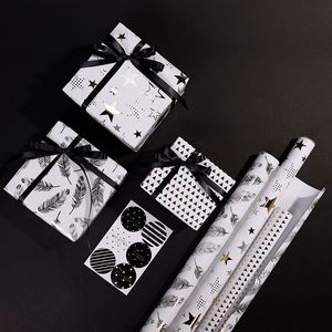 Venta al por mayor de papel de regalo Kraft virgen recubierto de silicona desechable, embalaje de regalo a granel - Product Image 3