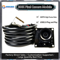 Módulo de Cámara de Alta Velocidad ZYKD USB2.0 Plug-and-Play con Sensor CMOS de 640x480, Micrófono Integrado, 60FPS para PC Industriales y Cámaras de Video