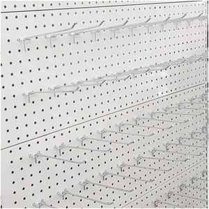 Estante de supermercado, accesorios, tablero de clavijas colgante único, ranura para tablero, ganchos de pared, rejilla, gancho de exhibición de pared - Product Image 4