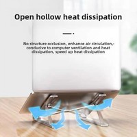 Support de tablette portable N3 en gros, pliable, réglable, en métal, avec refroidissement, pour bureau, idéal pour l'export.