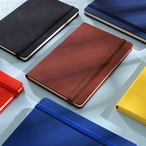Papelería Personalizada, Cuaderno de Cuero A5 Personalizado, Impresión de Tapa Dura, Encuadernación Promocional, Cuaderno con Correa Elástica para Negocios - Product Image 2
